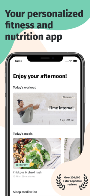 8fit Workouts & Meal Planner Screenshot