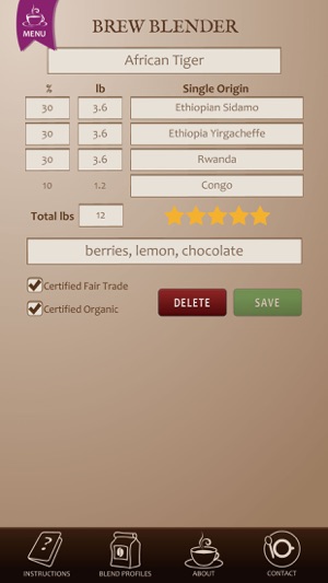 Coffee Blend Calculator(圖6)-速報App