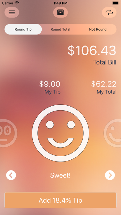 Screenshot #2 pour Ez Bill - Tip Calculator