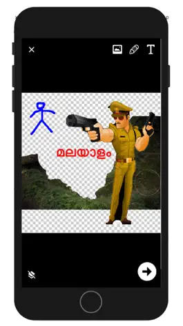 Game screenshot Malayalam Sticker Studio hack