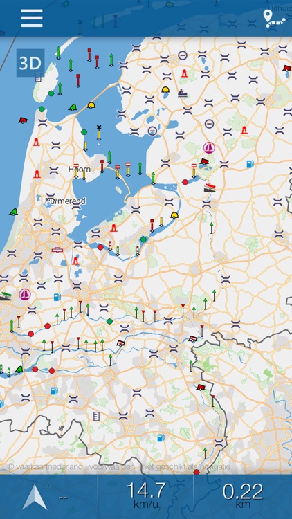 Vaarkaart Nederland