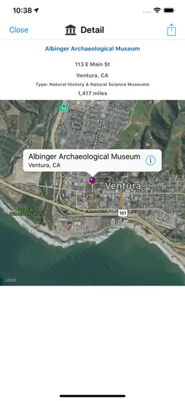 Game screenshot U.S. Museum Locator hack