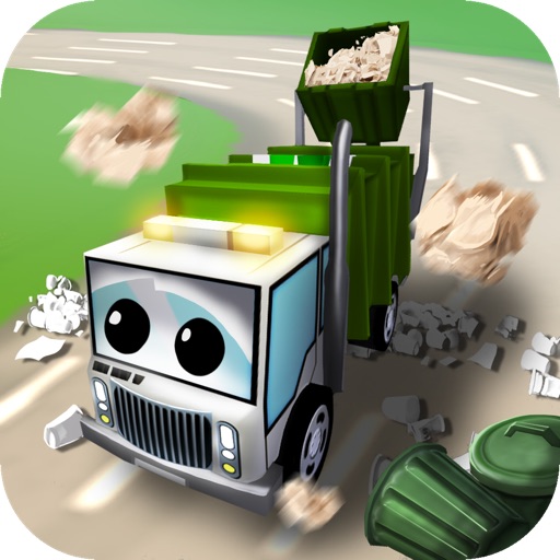 Little Garbage Car in Action - Popular 3D Casual Driving Game for Kids with Trash Collector Vehicles in a Small City with Cartoonish Graphics icon