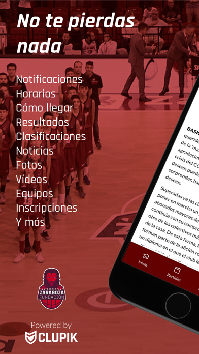 Fundación Basket Zaragoza screenshot 2