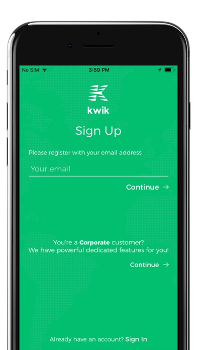 Screenshot #1 pour Kwik Delivery