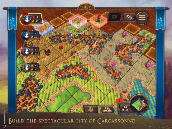 Carcassonne – Tiles & Tactics iPad app afbeelding 2