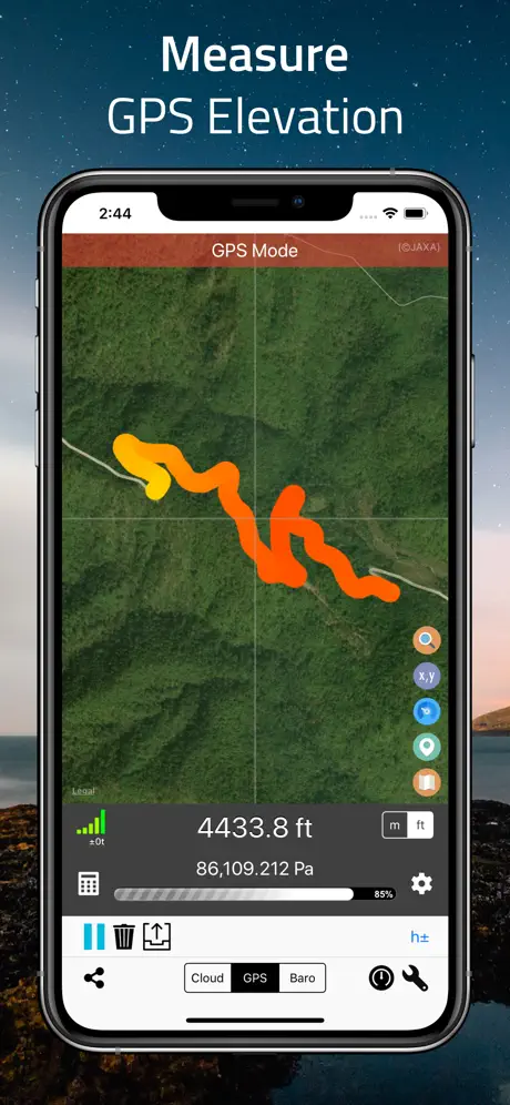 Elevation - Altimeter Map