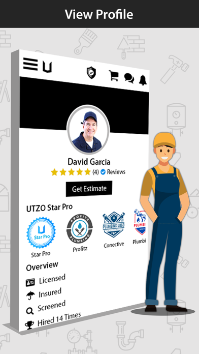 UTZO:Hire Only Vetted Pros Screenshot