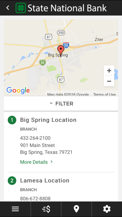 The State National Bank Screenshot