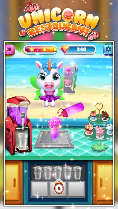Unicorn Cooking Mania Games Screenshot