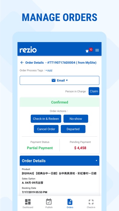 Rezio Travel Booking Admin screenshot 4