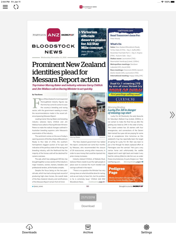 Screenshot #4 pour ANZ Bloodstock News Reader