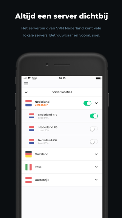 VPN Nederland Screenshot