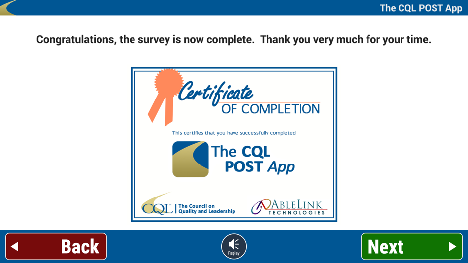 #3. The CQL POST App (iOS) 由: AbleLink Technologies, Inc.