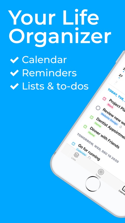 To Do List, Calendar Organizer screenshot-0