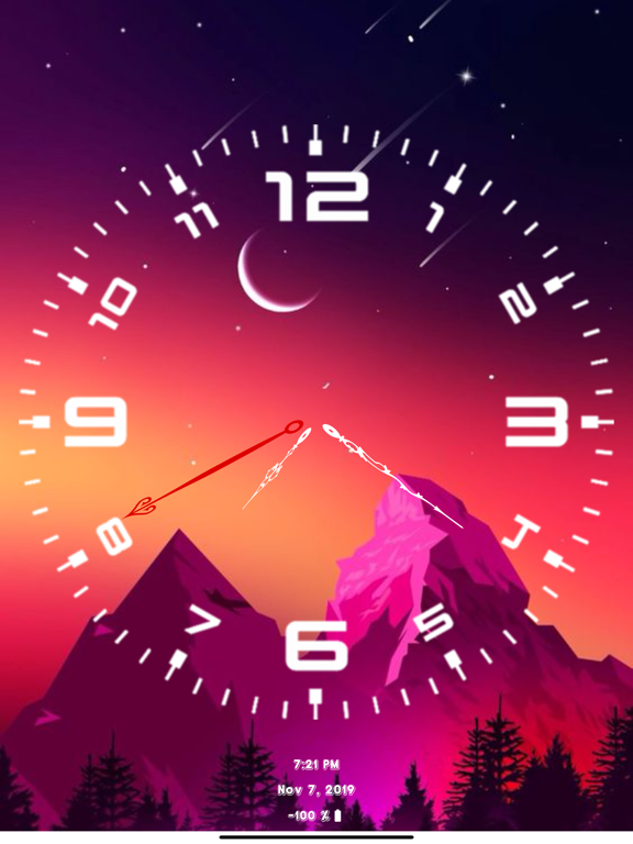 Analog Clock Face-Clock Widget iPad screenshot
