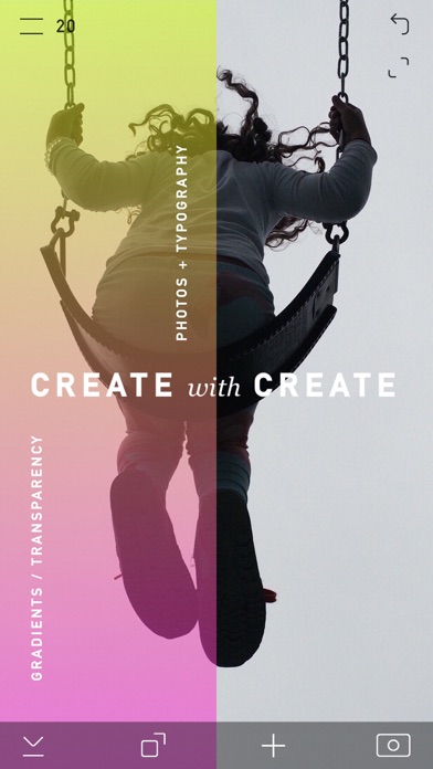 CREATE: Graphic Design + Fonts Screenshot