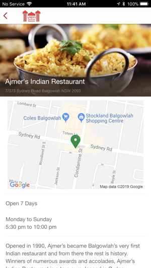 Ajmer's Indian Balgowlah(圖2)-速報App