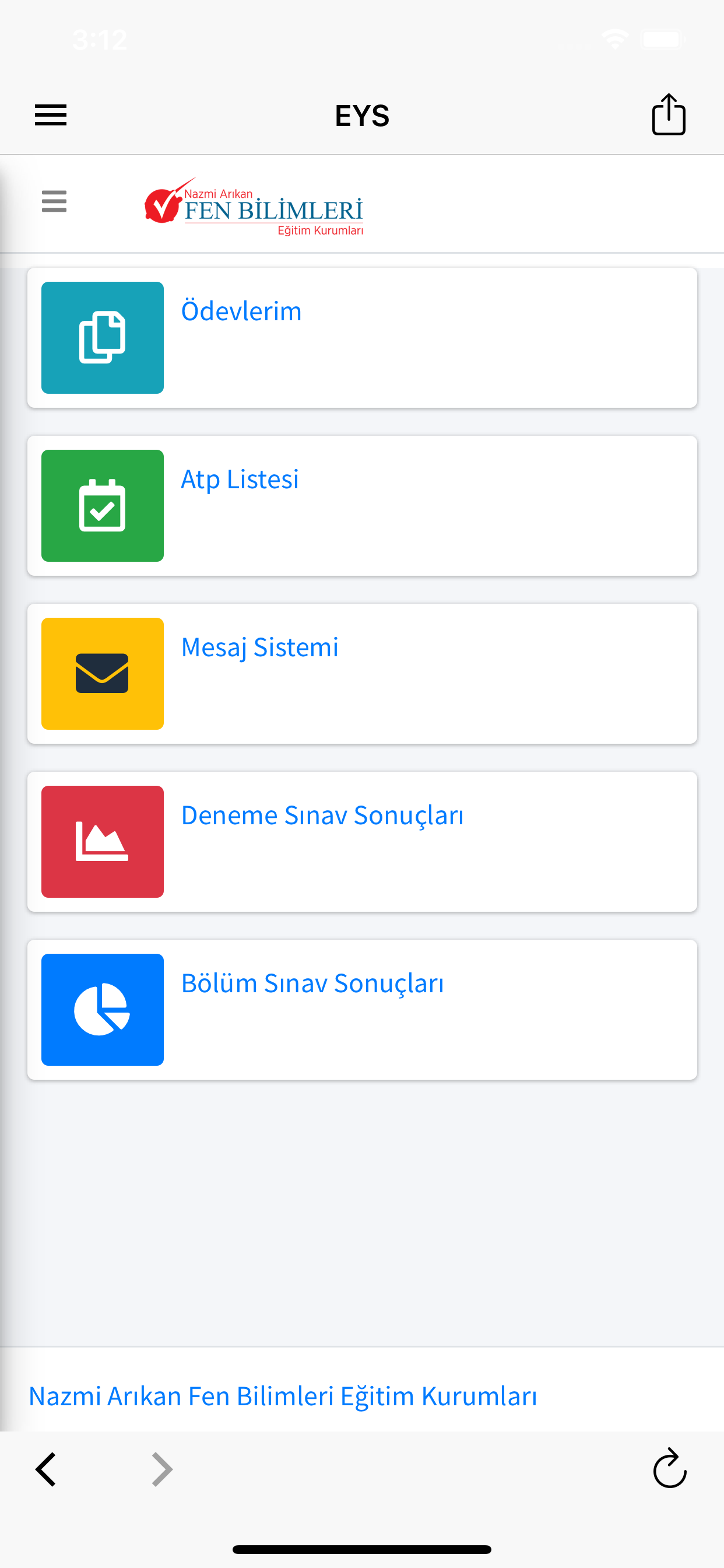 EYS FEN BILIMLERI