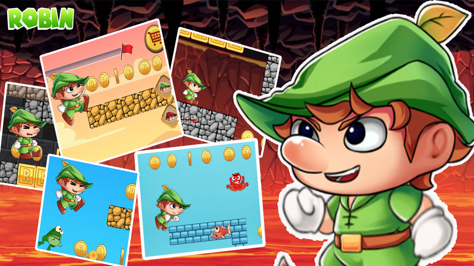 #1. Robin Jungle World -Jump N Run (iOS) Podle: Van Nam Nguyen