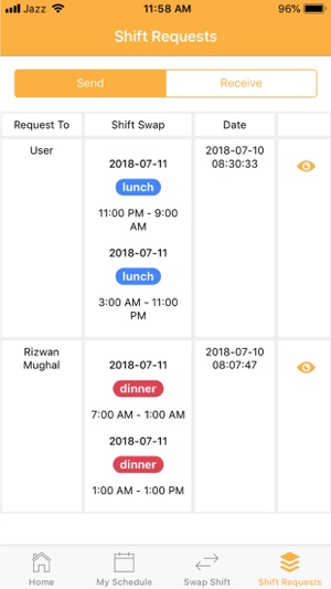 Smooth Food Staff Schedule(圖6)-速報App