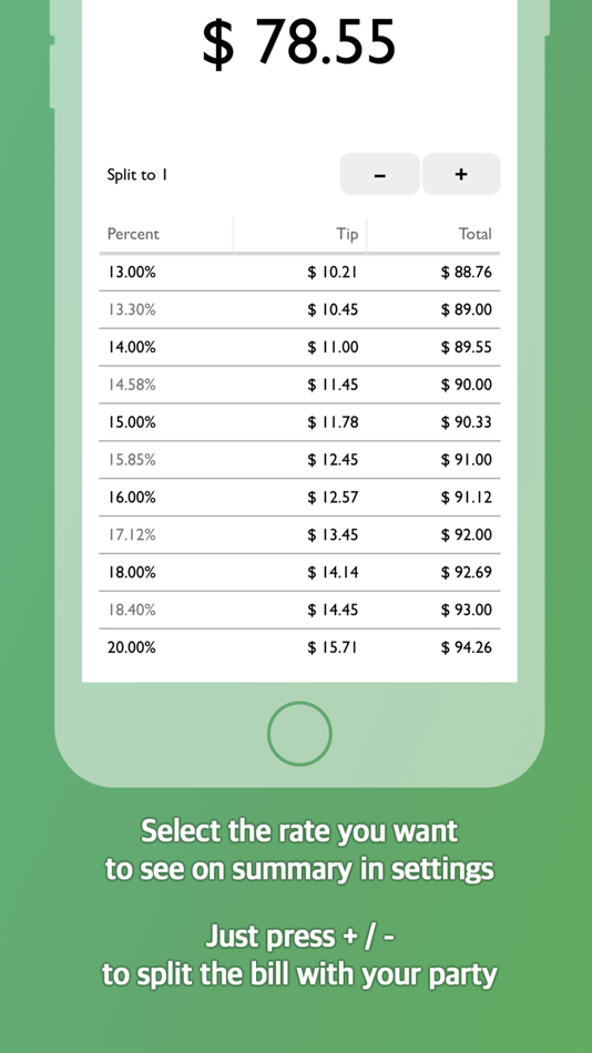 #2. Tiny Tip Calculator (iOS) 由: Yong Gyun Kim