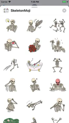 Game screenshot SkeletonMoji - Scary Emojis mod apk