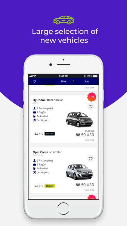 Bookingcar - cheap car rentals screenshot-3