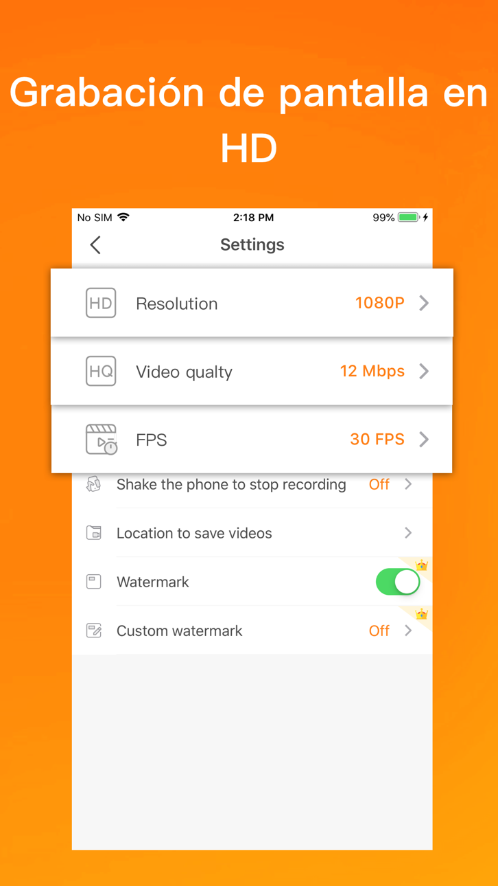 DU Recorder - Screen Recorder Hack screenshot 6 - iOS app interface