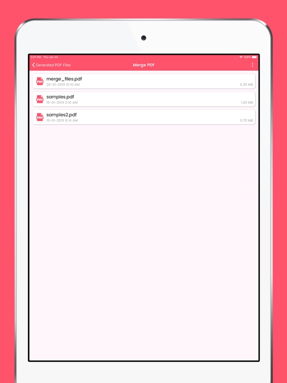 PDF Tools & Utilities iPad screenshot 4 - Utilities app