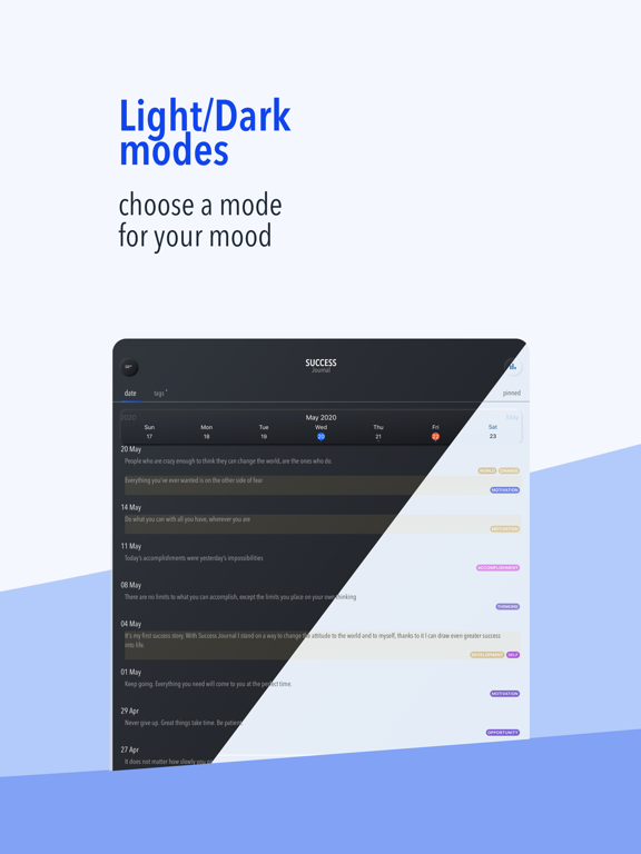 Success Journal ur Motivation iPad screenshot 6 - Lifestyle app