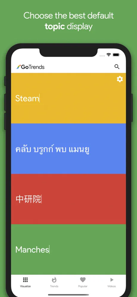 GoTrends for Google Trends