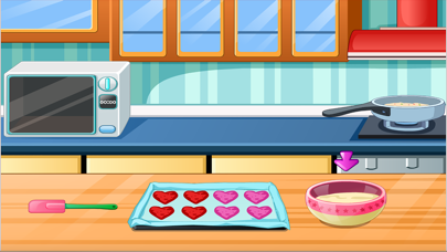 Rolled Cake With Hearts Game screenshot 4
