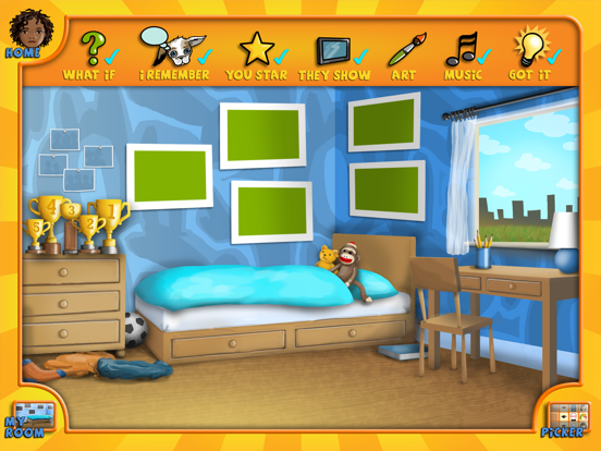 Bouncy the People Trainer iPad screenshot 1 - Education app