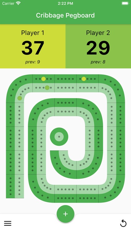 Cribbage Scoring Pegboard