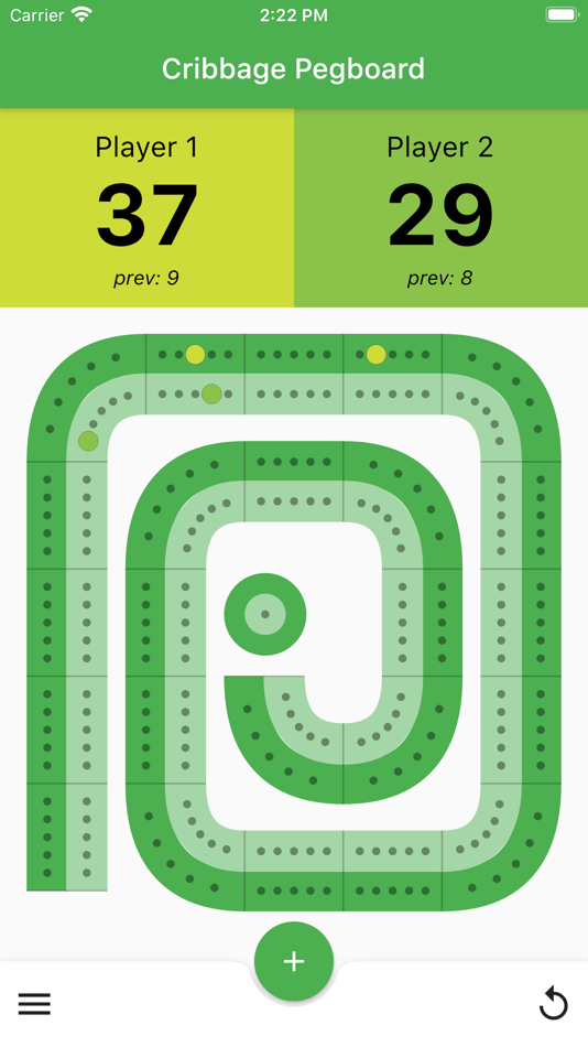 #1. Cribbage Scoring Pegboard (iOS) 由: Lost Leaf Studio