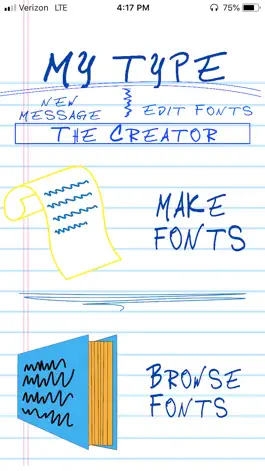 Game screenshot MyType Custom Fonts apk