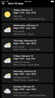 weatherlike: weather forecast iphone screenshot 4