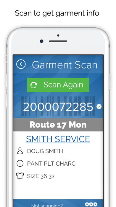 SITEX Smart Garment Service Screenshot