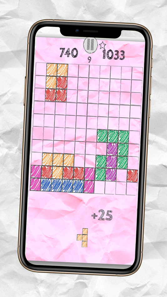 #4. Paper Blocks Puzzle (iOS) 由: Sascha Beckmann