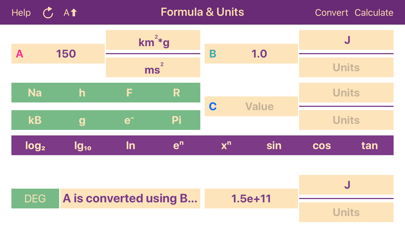 How to cancel & delete Formula & Units from iphone & ipad 4