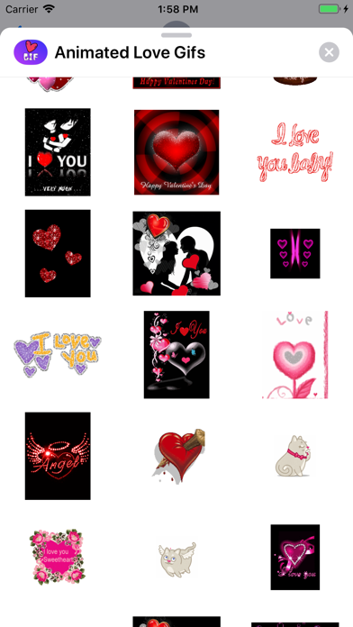Animated Love Gifs Screenshot