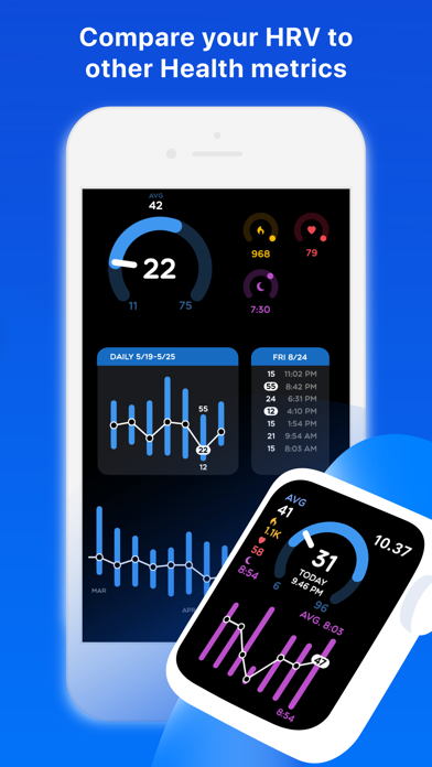 Screenshot #2 pour HRV Tracker for Watch