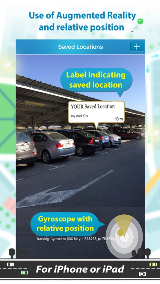 #9. Find My Car with AR Tracker (iOS) Podle: Jose Bello