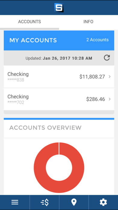 Sacramento Deposit Bank Screenshot