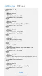 json to xml converter iphone screenshot 4