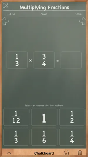 MathBoard Fractions screenshot 4