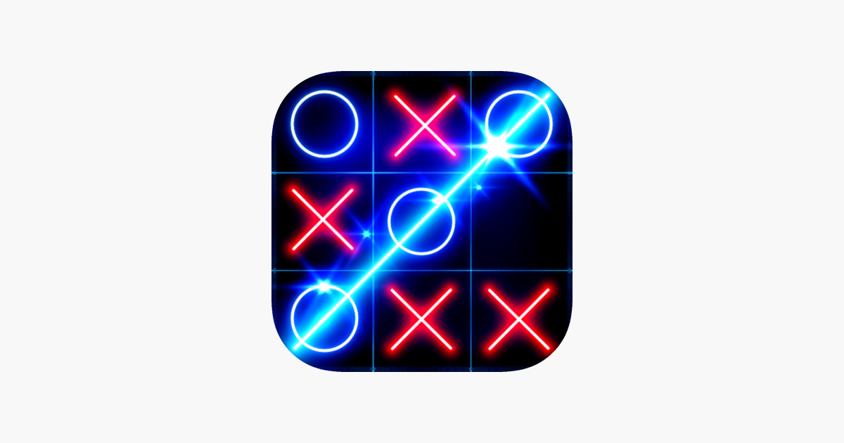 Tic Tac Toe - XOXO Glow Games on the App Store