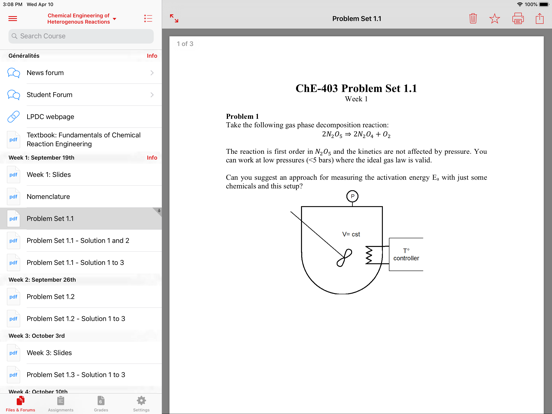 EPFL Campus iPad screenshot 5 - Education app