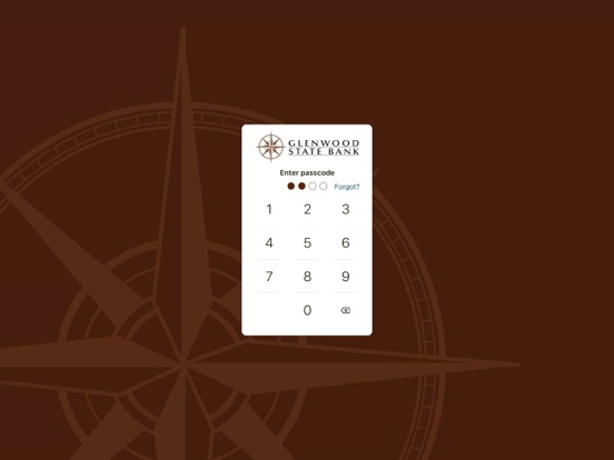 Glenwood State Bank iPad screenshot 1 - Finance app